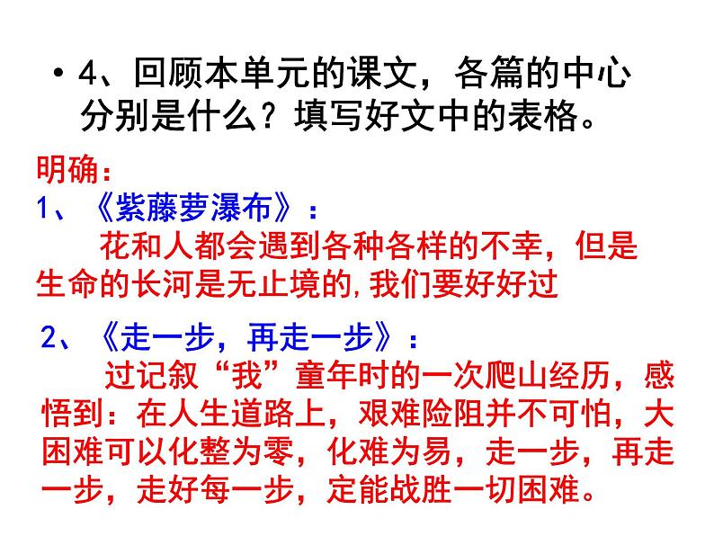 语文7上  如何突出中心解读精品课件第5页