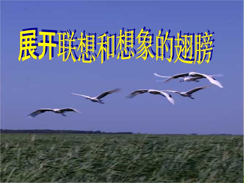 语文7上写作 发挥联想和想象教学课件第7页