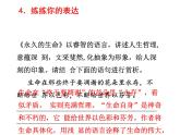 语文8上 15 永久的生命  练习试题课件