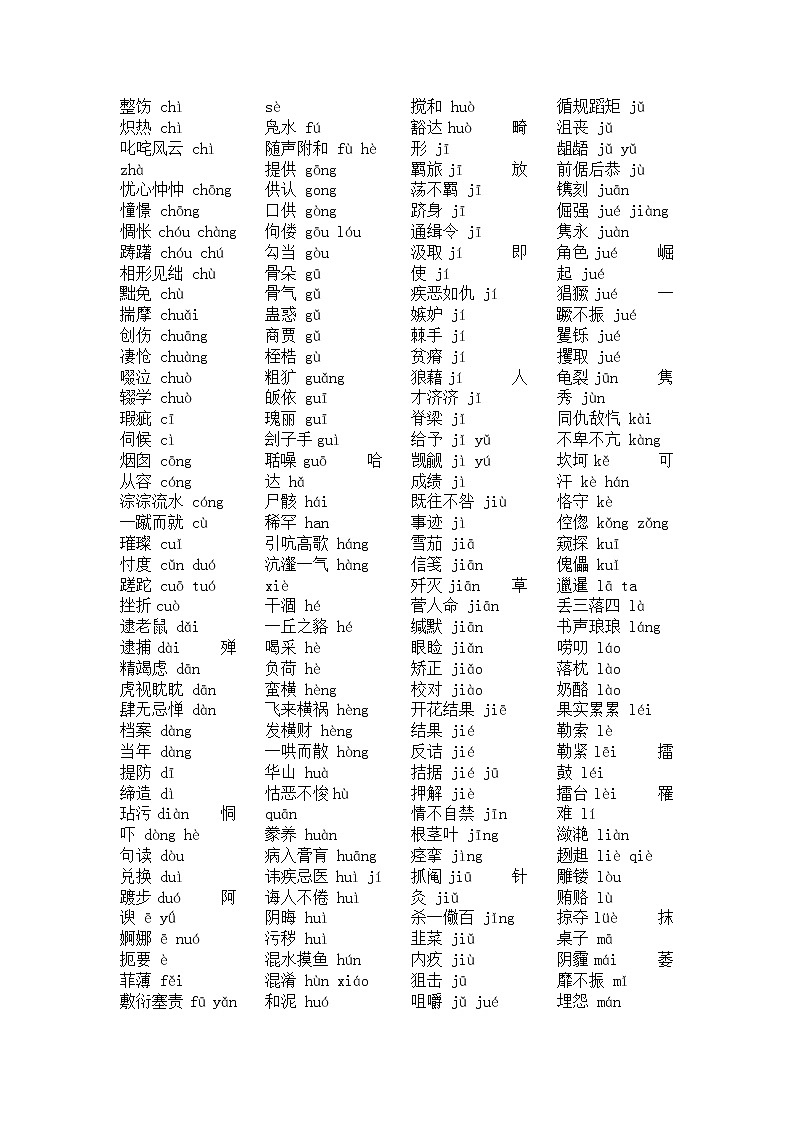 语文中考复习06】人教版最新总复习资料（Word版，62页，共17个专题，含答案）新03