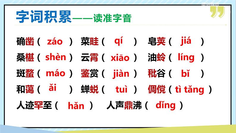 09 从百草园到三味书屋 课时课件 初中语文人教部编版（五四制）七年级上册07