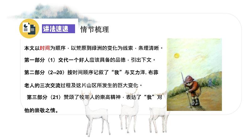 13 植树的牧羊人 课时课件 初中语文人教部编版七年级上册07