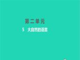 2022八年级语文下册 第二单元 5 大自然的语言习题课件 新人教版