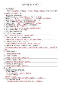 初中语文人教部编版九年级上册13* 湖心亭看雪当堂检测题