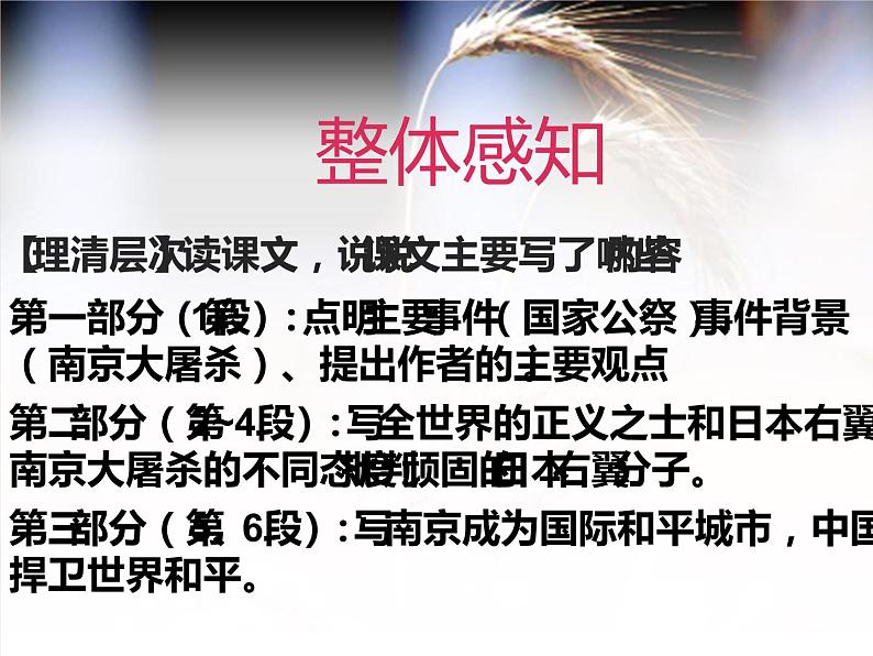 人教部编版八年级上册《国行公祭，为佑世界和平》教学课件06