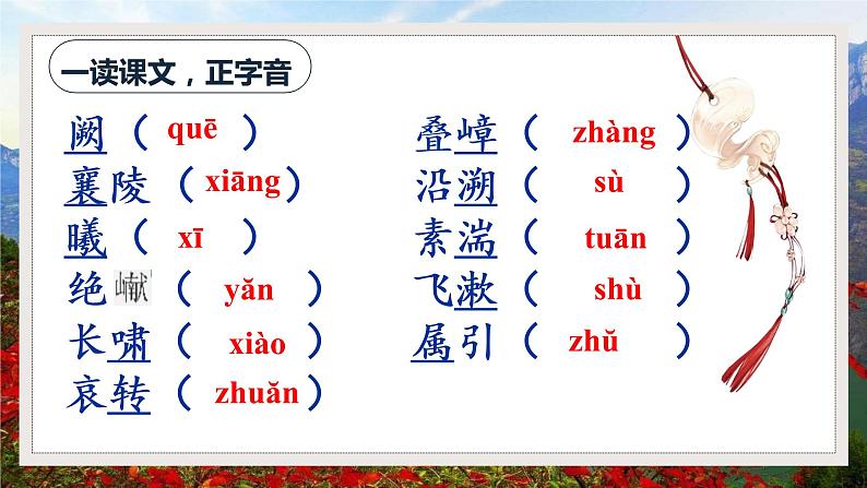 人教部编版八年级上册《三峡》教学课件07