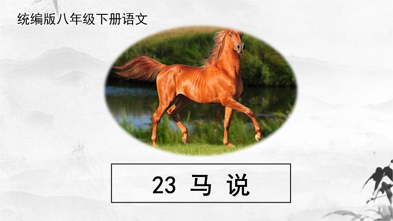 新人教部编版语文八下：第23课《马说》（第一课时）课件第3页