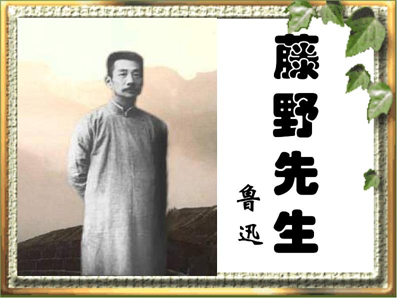 2022年部编版八年级上册《藤野先生》课件第2页
