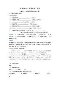 江苏省无锡市2021年中考语文试题（解析版）
