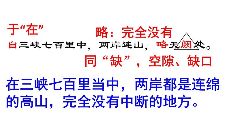 部编版八年级语文上册课件--10《三峡》08