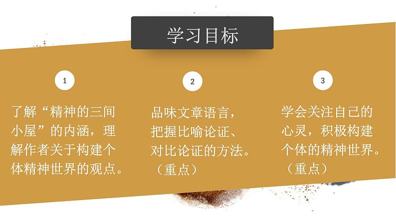 2023学年部编版语文九年级上册10.《精神的三间小屋》PPT课件02