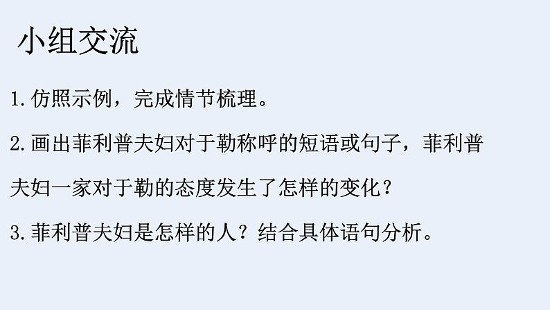 2023学年部编版语文九年级上册16.《我的叔叔于勒》PPT课件+教案06