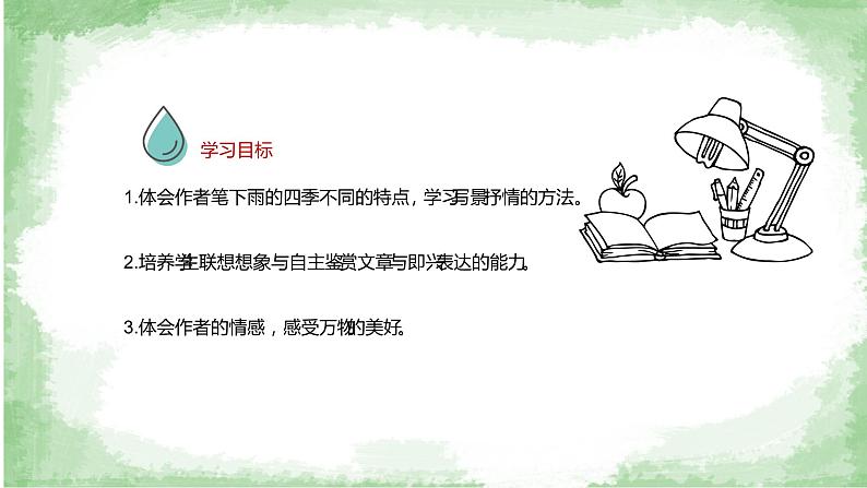 人教部编版七年级语文上册《雨的四季》课件第3页