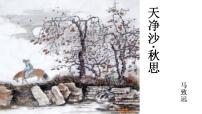 人教部编版七年级上册第一单元4 古代诗歌四首天净沙·秋思课堂教学ppt课件
