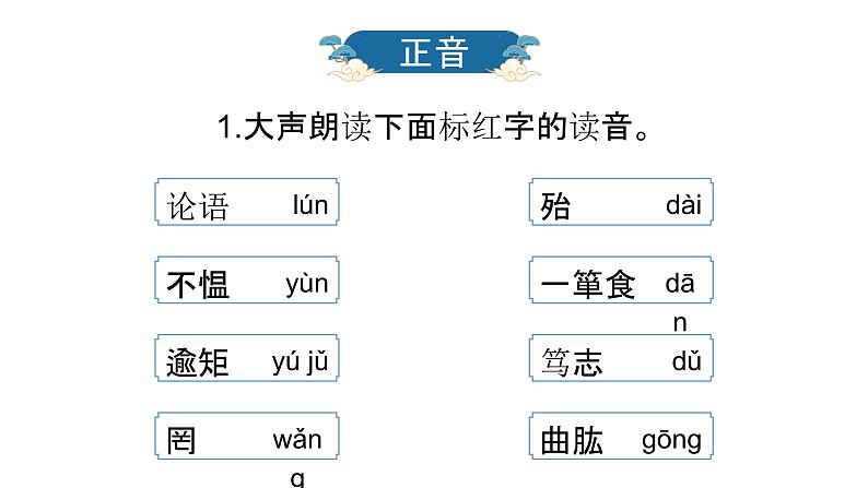 人教部编版七年级上册《论语》十二章课时1教学课件06