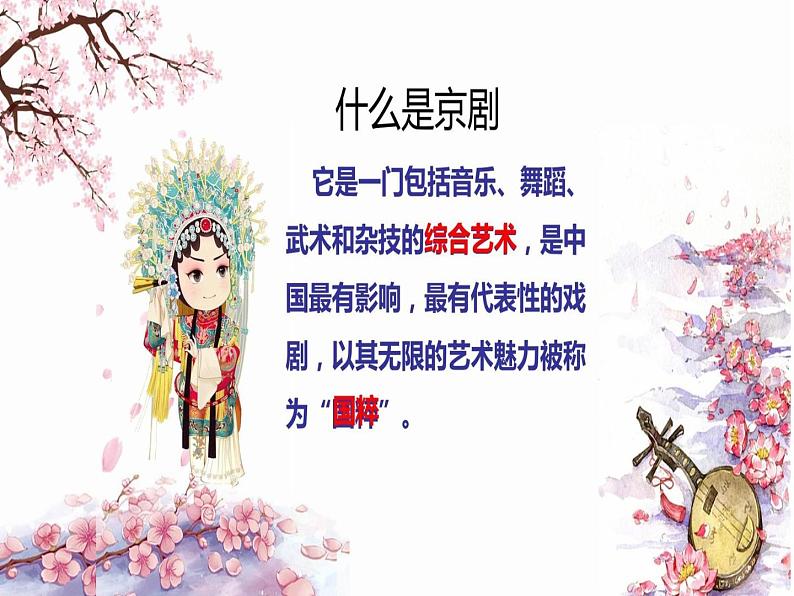 人教部编版六年级上册《京剧趣谈》课件03