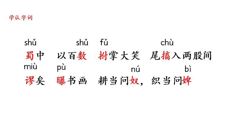 人教部编版六年级上册《书戴嵩画牛》教学课件第7页