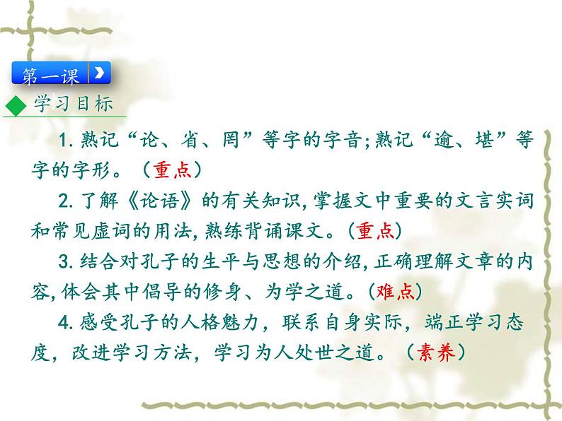 部编版七年级语文上册--11 《论语》十二章1（精品课件）第3页