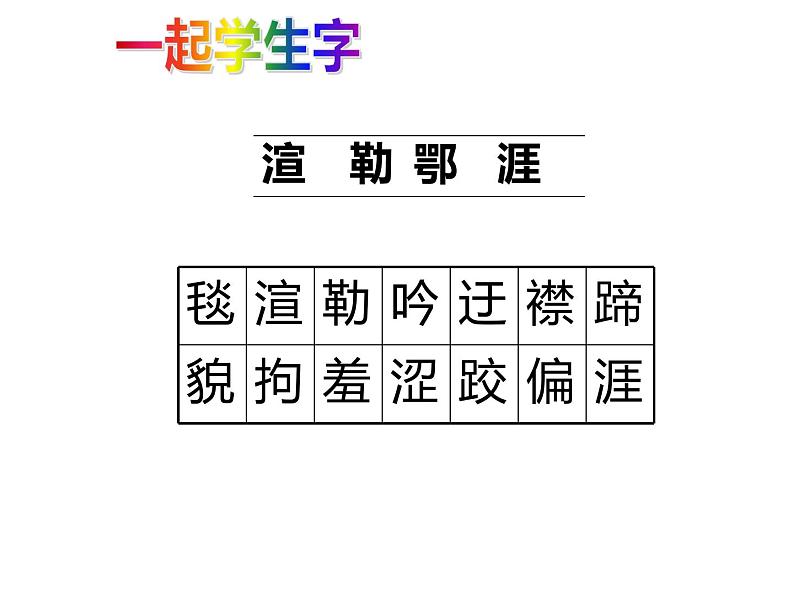 部编版六年级语文上册《草原》教学课件02