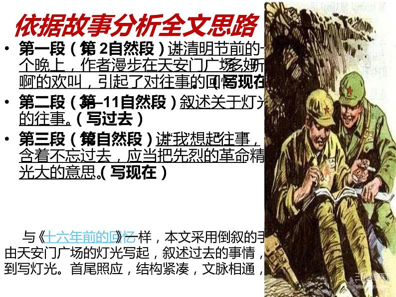 部编版六年级语文上册《灯光》课件07