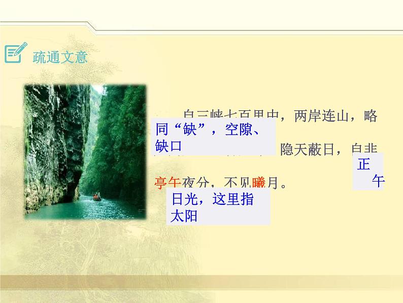 部编版八年级语文上册--10 三峡1（精品课件）06