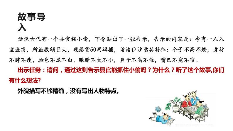 部编版七年级语文上册--第三单元 写作 写人要抓住特点 课件第2页