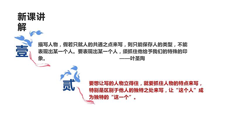 部编版七年级语文上册--第三单元 写作 写人要抓住特点 课件第6页