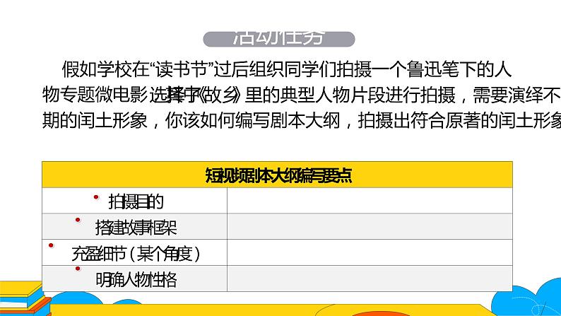 人教部编版九年级上册《故乡》课时1教学课件06