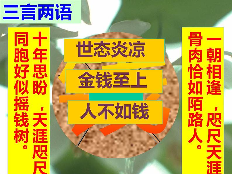 人教部编版九年级上册《我的叔叔于勒》课件08