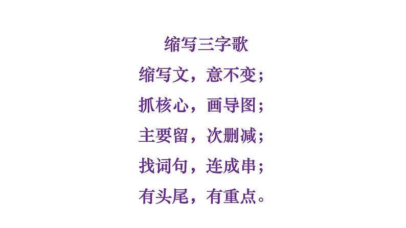 人教部编版九年级上册《学习缩写》课件第2页