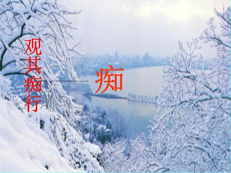 人教部编版九年级上册《湖心亭看雪》课件05