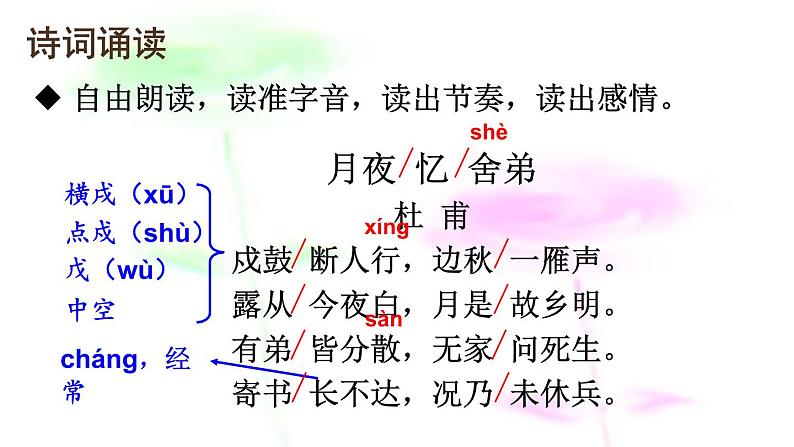 人教部编版九年级上册《月夜忆舍弟》教学课件第5页