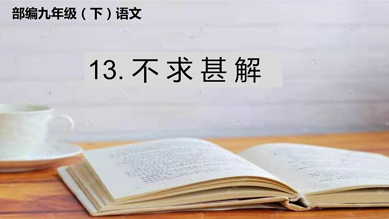 第13课《不求甚解》课件第1页