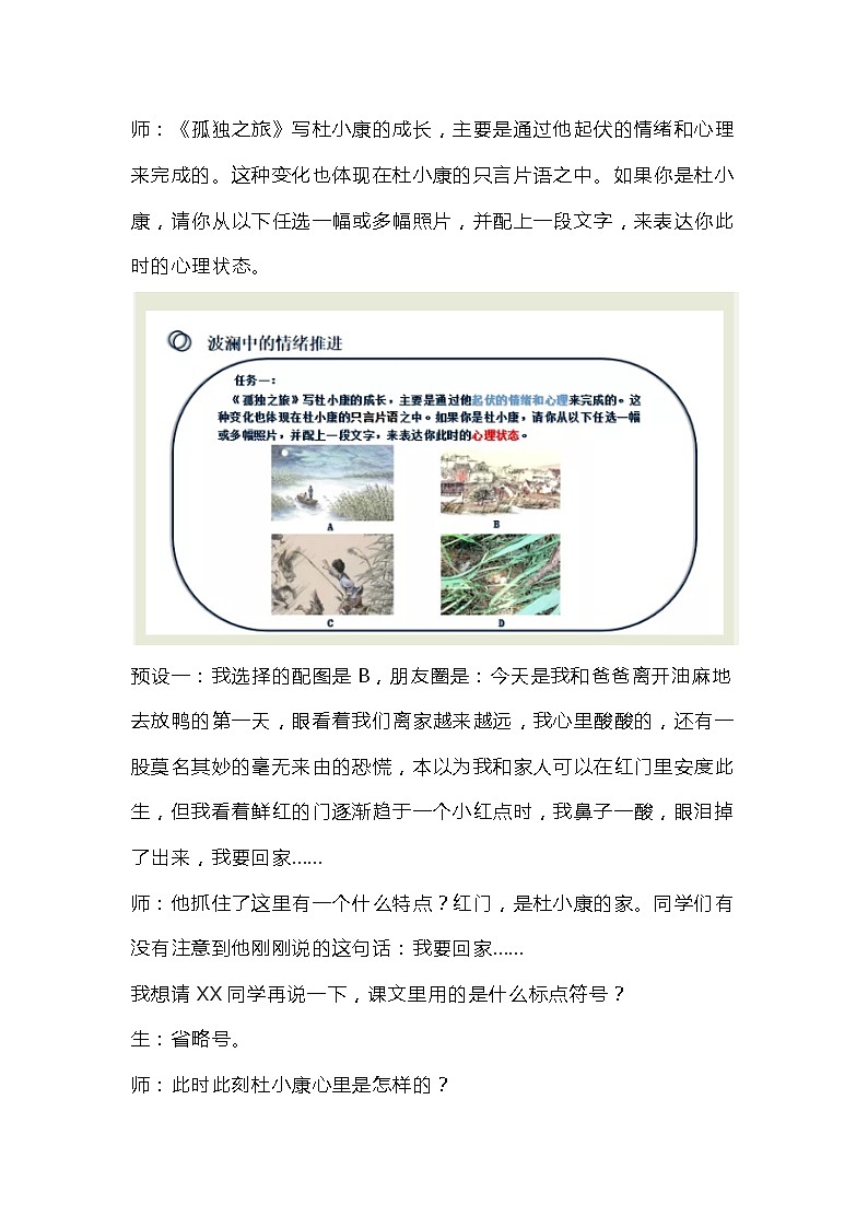 16.《孤独之旅》教学实录1第3页