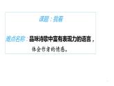 人教部编版九年级上册《我看》课件
