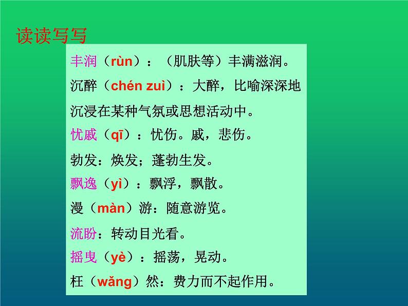 人教部编版九年级上册《我看》课件06