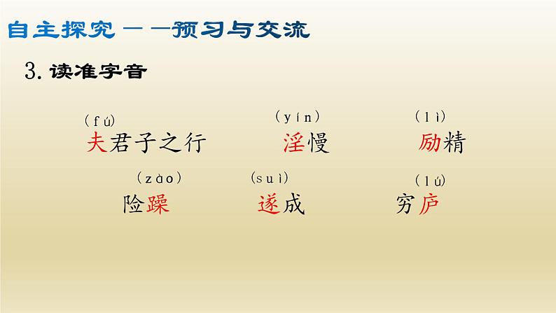 部编七年级语文上册诫子书课件07