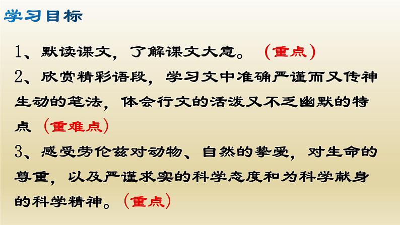 部编七年级语文上册动物笑谈课件第2页