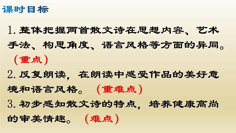 部编七年级语文上册散文诗二首课件第2页