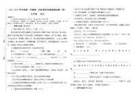 甘肃省静宁县阿阳实验学校2022-2023学年九年级上学期第一次阶段性质量监测语文试题(含答案)