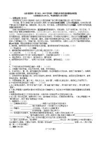 山东省德州市第一中学附属中学2022-2023学年九年级上学期作业质量检测语文试题(含答案)