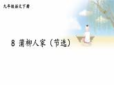 部编版初中语文九年级下册 第二单元 8 蒲柳人家（节选）【考点精讲版】 PPT课件
