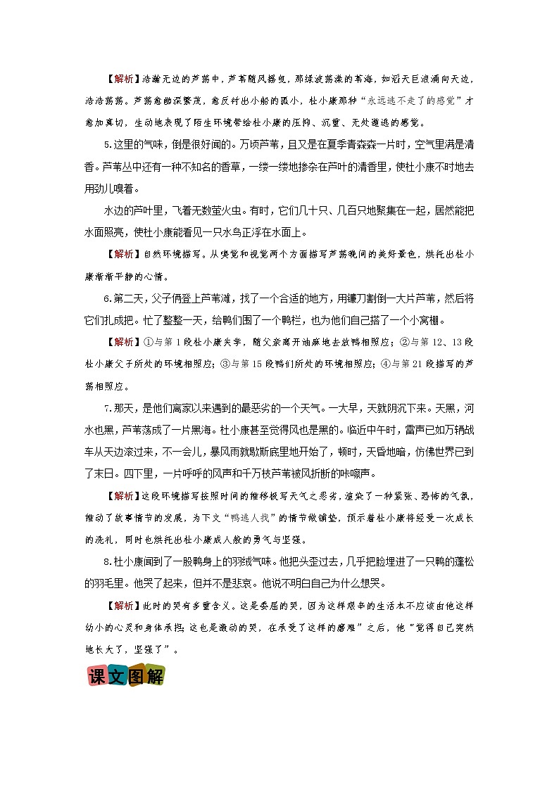 第17课《孤独之旅》（划重点+双减作业设计）-2022-2023学年九年级语文上册知识梳理与双减作业设计（原卷版）03