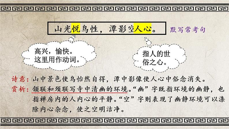人教部编版八年级语文下册 第六单元 课外古诗词诵读【考点精讲版】 PPT课件07