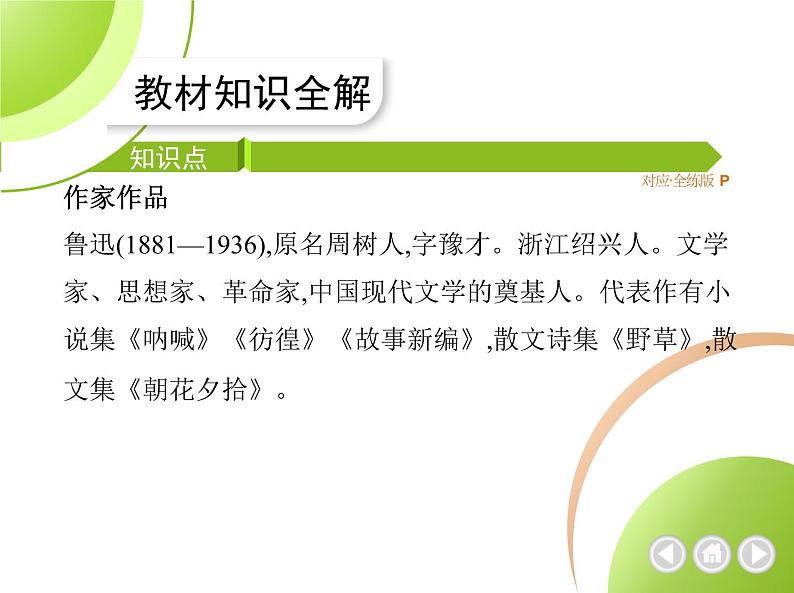 部编语文八年级上册01-6　藤野先生课件+同步练习02