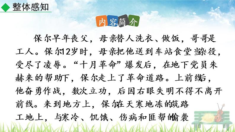 新人教部编版语文八年级下册《名著导读 《钢铁是怎样炼成的》：摘抄和做笔记》课件第5页