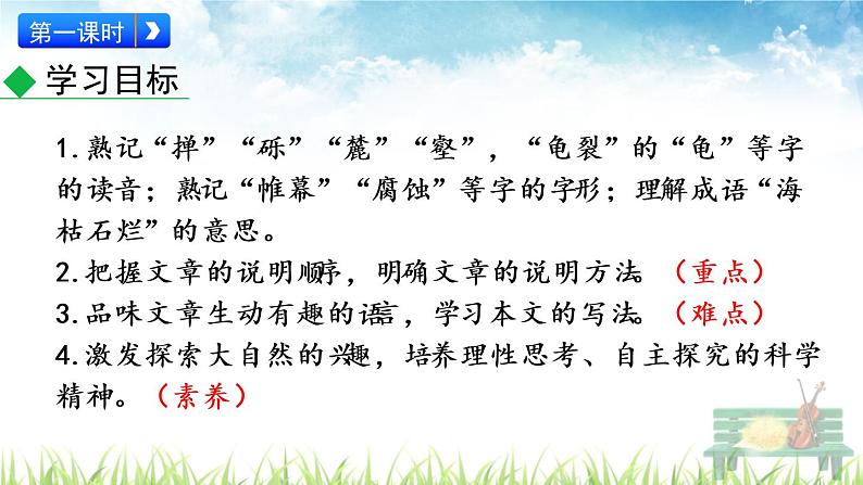 新人教部编版语文八年级下册《时间的脚印》课件第4页