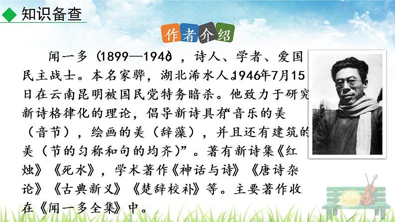 新人教部编版语文八年级下册《最后一次讲演》课件08