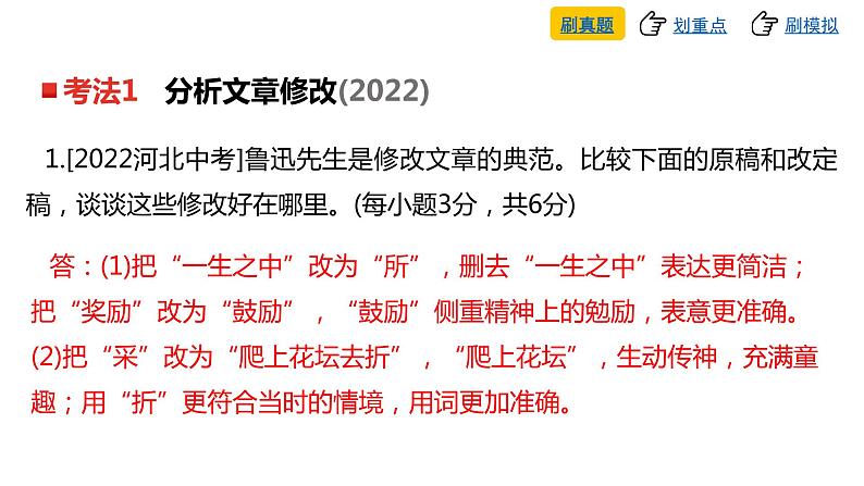 中考语文复习--专题十一 综合性学习与口语交际课件第6页