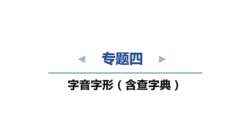 中考语文复习--专题四 字音字形（含查字典）课件第2页